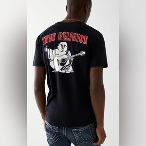 True Religion Buddha Logo T-shirt Black Size XXL NWT